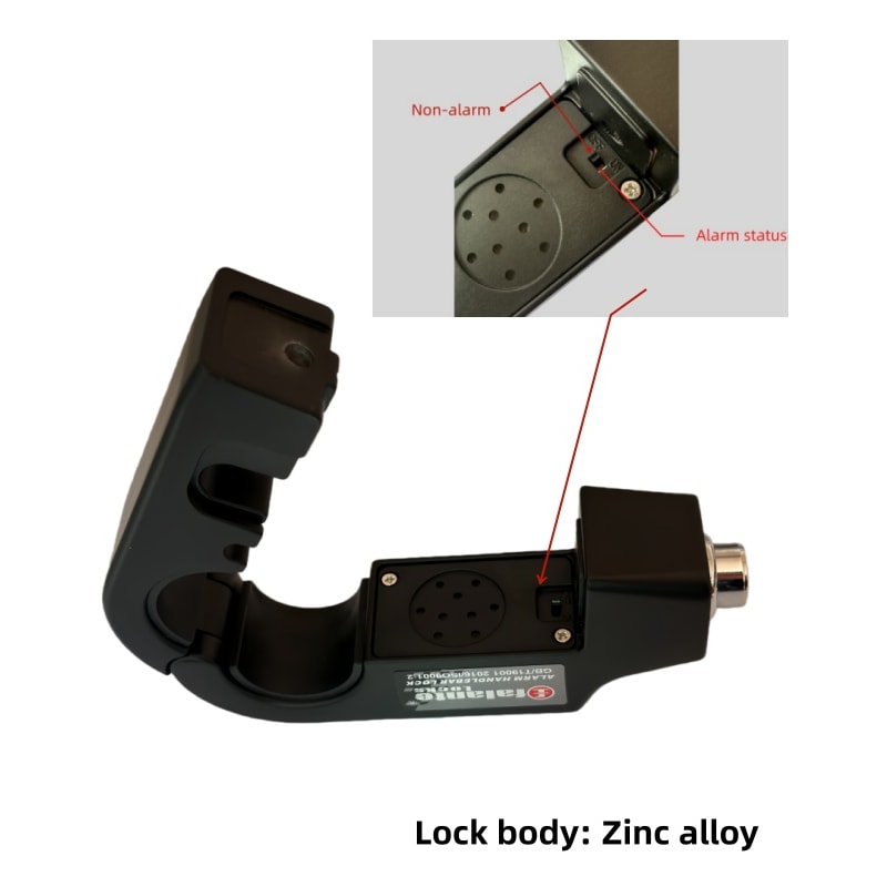 Anti Theft Motorcycle Handlebar Lock For Brake Grip Security 4
