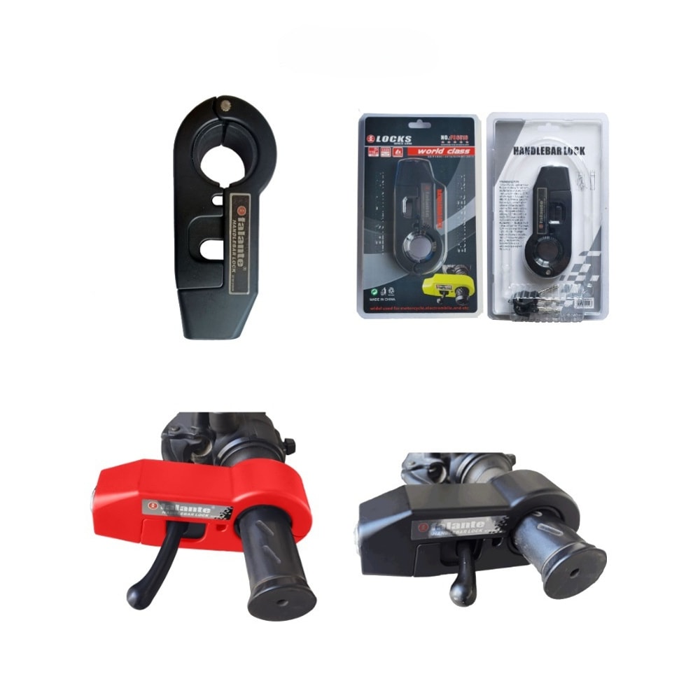 Anti Theft Motorcycle Handlebar Lock For Brake Grip Security 5