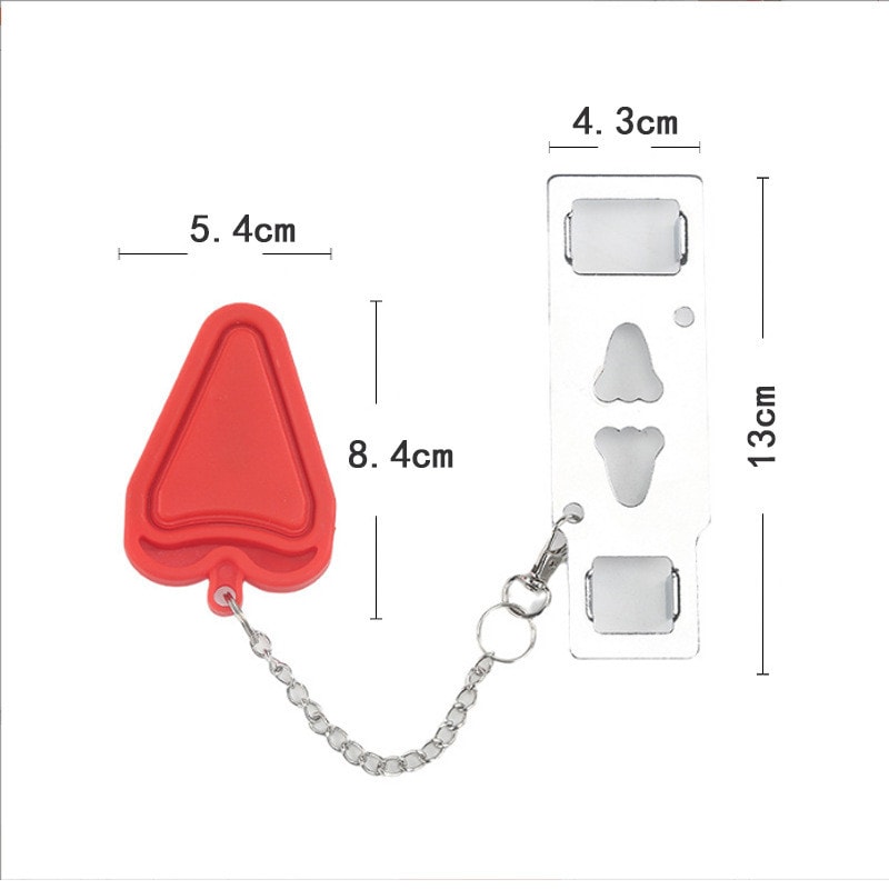 Portable Door Lock for Travel Hotel Room Security