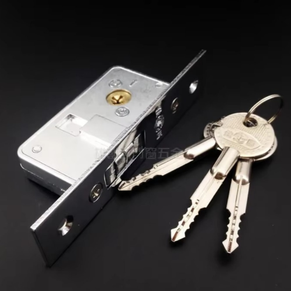 Premium Glass Door Mortise Lock Invisible Hook Lock for Sliding & Framed Doors