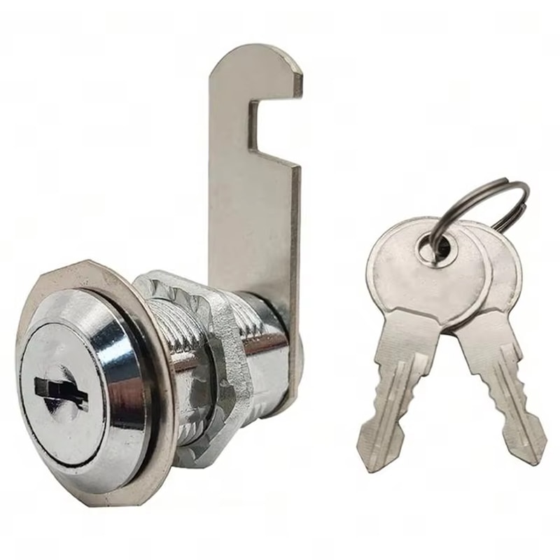 Secure Metal Cabinet Cam Lock for Mailbox Drawer and Tool Box