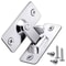 Stainless Steel Barn Door Lock Right Angle Sliding Door Latch 0