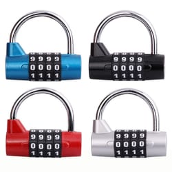 weatherproof digit combination padlock for gym lockers gates and outdoor security