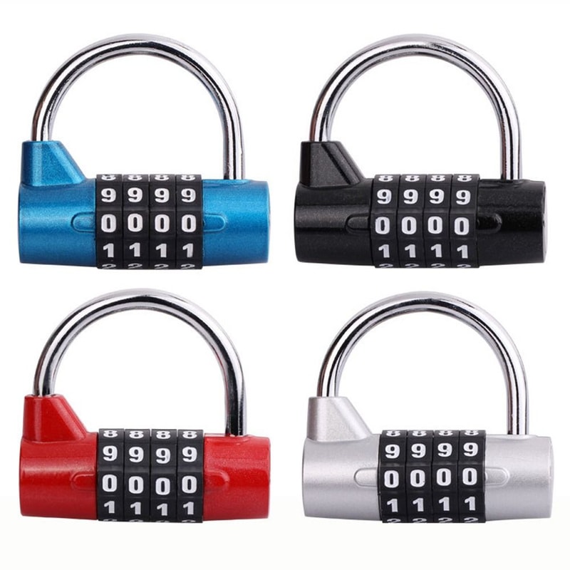Weatherproof Digit Combination Padlock For Gym Lockers Gates And Outdoor Security 0
