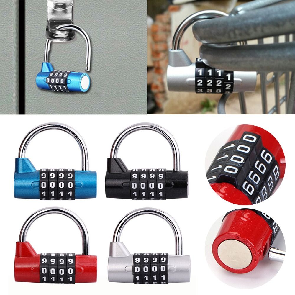 Weatherproof Digit Combination Padlock For Gym Lockers Gates And Outdoor Security 1
