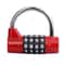 Weatherproof Digit Combination Padlock For Gym Lockers Gates And Outdoor Security 8