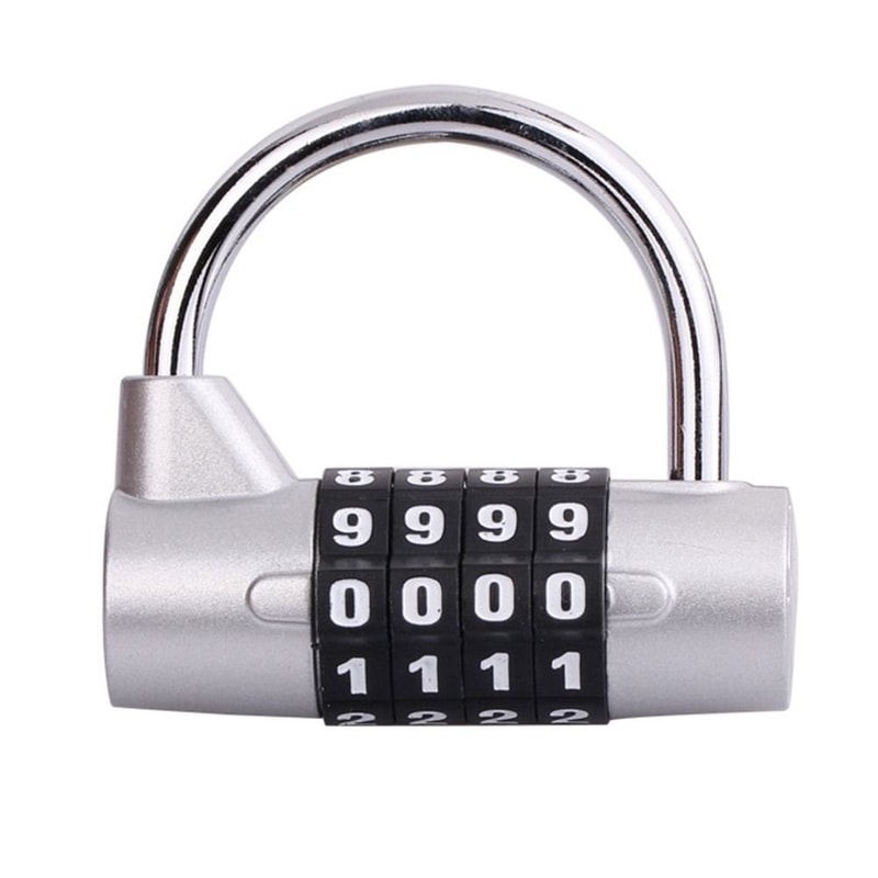 Weatherproof Digit Combination Padlock For Gym Lockers Gates And Outdoor Security 7