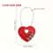 Heart Shaped Digit Combination Luggage Lock Set 3