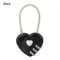 Heart Shaped Digit Combination Luggage Lock Set 6