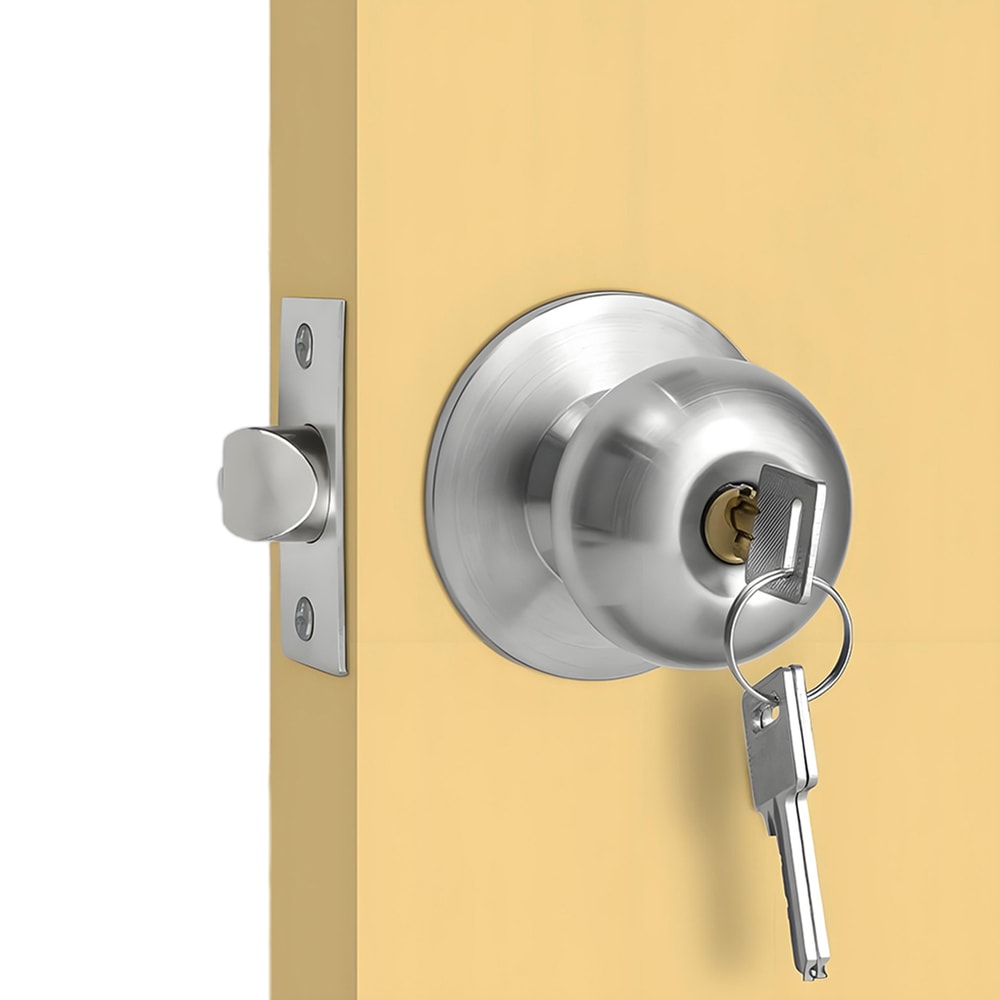 Keyed Interior Door Knob Lock For Bedroom Bathroom And Entry Doors 3