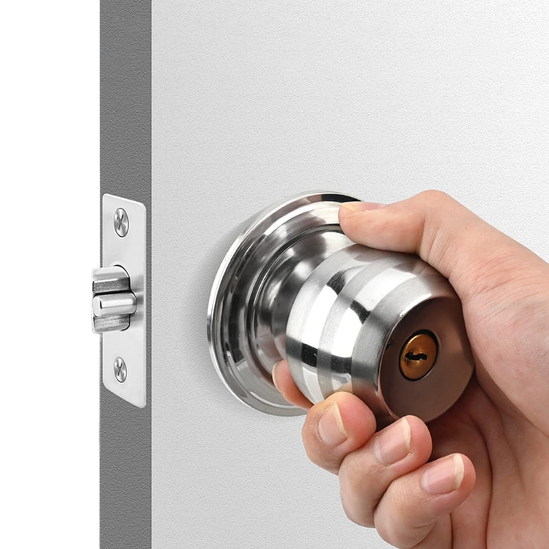 Keyed Interior Door Knob Lock For Bedroom Bathroom And Entry Doors 4