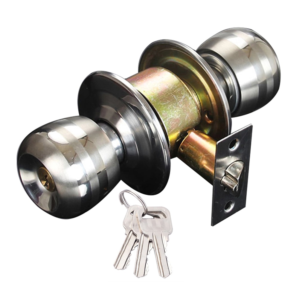 Keyed Interior Door Knob Lock For Bedroom Bathroom And Entry Doors 6
