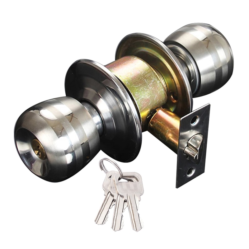 Keyed Interior Door Knob Lock For Bedroom Bathroom And Entry Doors 6