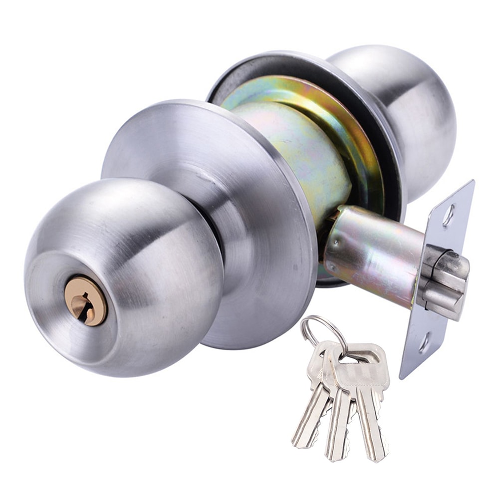 Keyed Interior Door Knob Lock For Bedroom Bathroom And Entry Doors 7