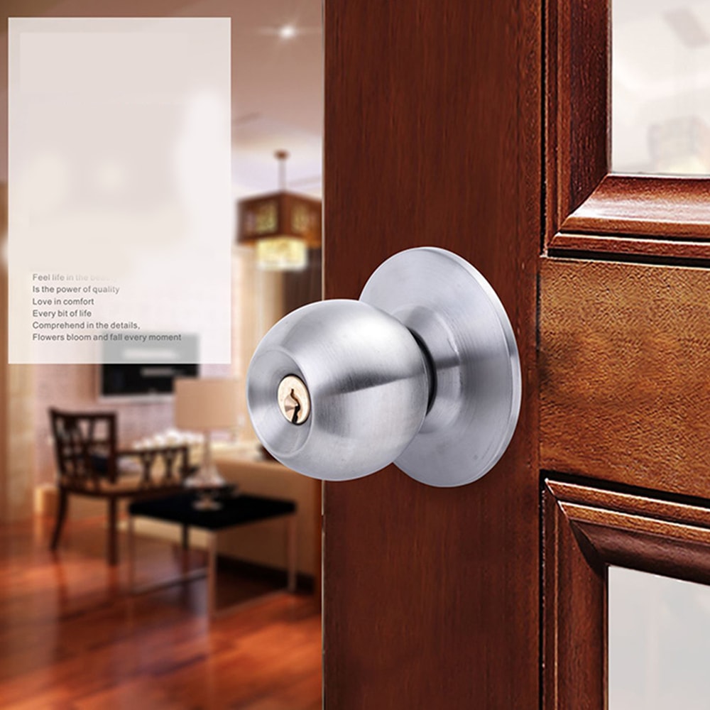 Keyed Interior Door Knob Lock For Bedroom Bathroom And Entry Doors 5