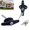Secure T Handle Garage Door Lock with Keys for Shed Campervan