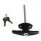 Secure T Handle Garage Door Lock with Keys for Shed Campervan