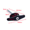 Secure T Handle Garage Door Lock with Keys for Shed Campervan