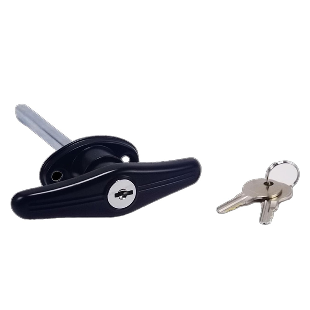 Secure T Handle Garage Door Lock with Keys for Shed Campervan