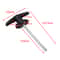 Secure T Handle Garage Door Lock with Keys for Shed Campervan