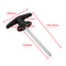 Secure T Handle Garage Door Lock with Keys for Shed Campervan