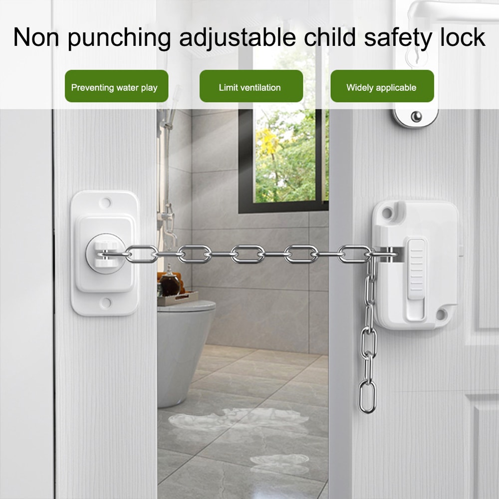No Drill Child Safety Window Lock Self Adhesive Window Restrictor