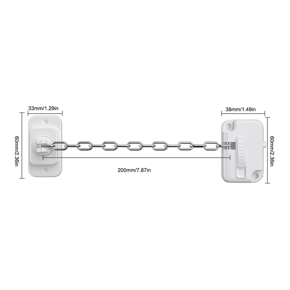 No Drill Child Safety Window Lock Self Adhesive Window Restrictor