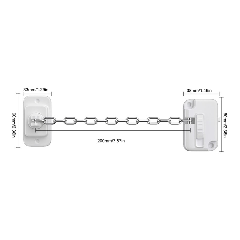 No Drill Child Safety Window Lock Self Adhesive Window Restrictor