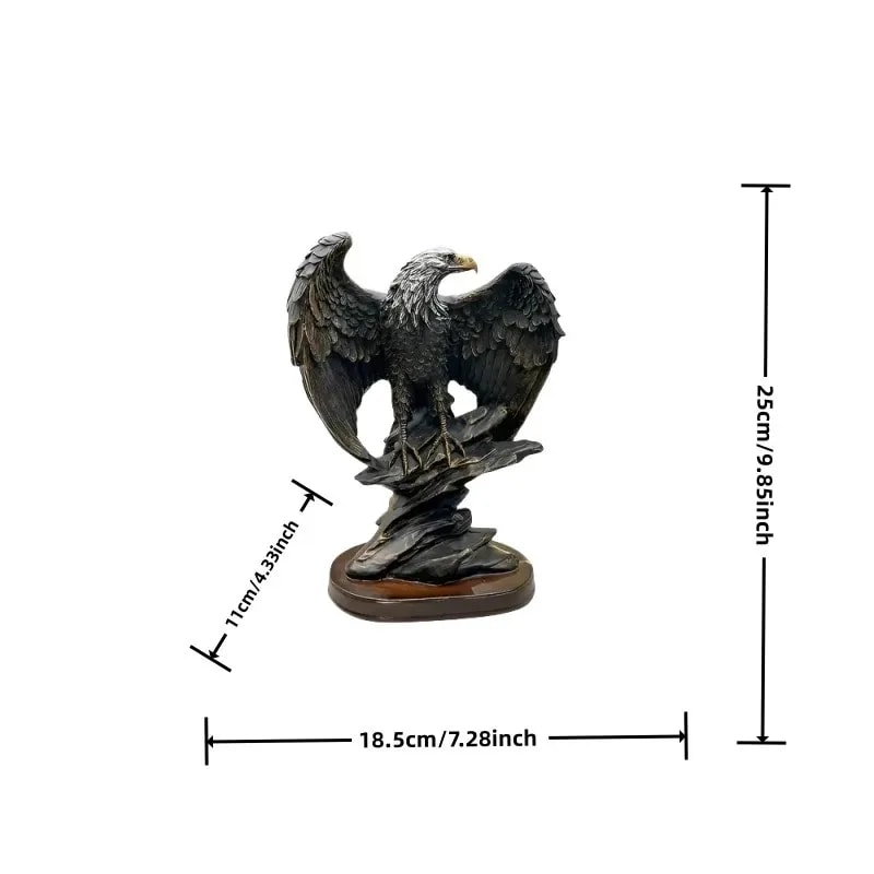 Resin Eagle Statue For Office Desk Decor And Home Display 5
