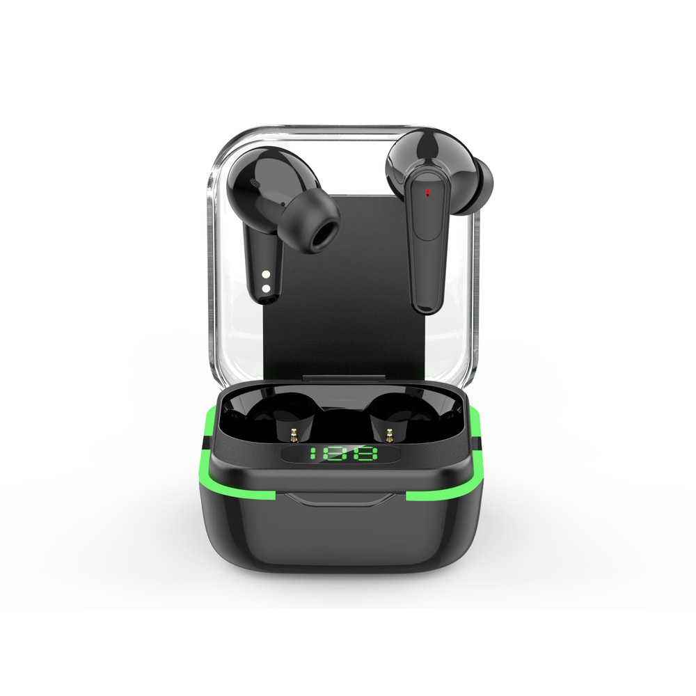 Wireless Bluetooth Earbuds with Battery Display and Noise Cancelling