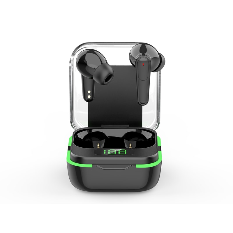 Wireless Bluetooth Earbuds with Battery Display and Noise Cancelling