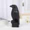 Black Eagle Resin Desk Statue for Bold Home Office Decor