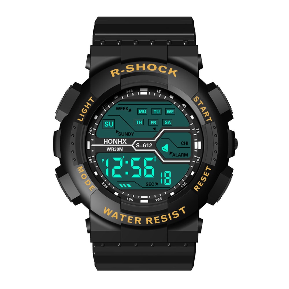 Mens Waterproof Digital Sports Watch With Luminous Display 10