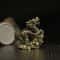 Antique Brass Dragon Statue With Movable Joints For Desk Decor 4