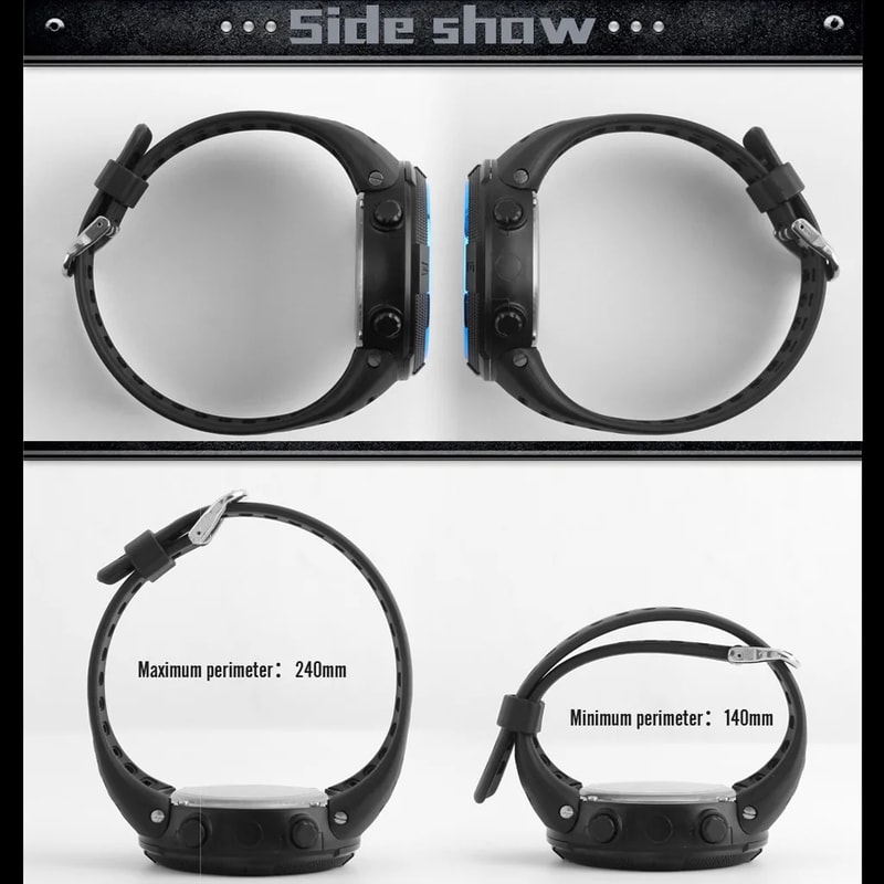 Mens Waterproof Military Digital Sports Watch With Alarm Stopwatch 5