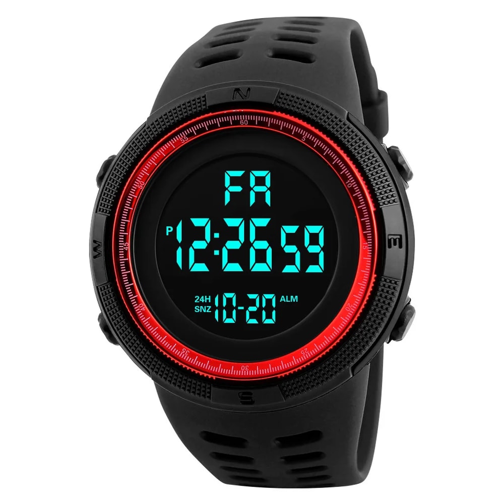 Mens Waterproof Military Digital Sports Watch With Alarm Stopwatch 8