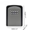 Wall Mounted Key Lock Box With Digit Combination 7