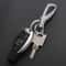 Double Ring Metal Keychain For Waist Hanging Everyday Carry 2