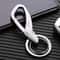 Double Ring Metal Keychain For Waist Hanging Everyday Carry 3