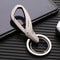 Double Ring Metal Keychain For Waist Hanging Everyday Carry 5