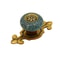 Vintage Floral Ceramic Cabinet Knobs With Antique Bronze Pull Handle 8