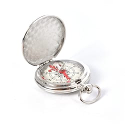 pocket watch compass portable hiking compass keychain