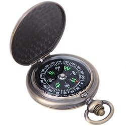 vintage flip open pocket compass for camping hiking and outdoor navigation