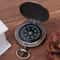 Vintage Flip Open Pocket Compass for Camping Hiking and Outdoor Navigation