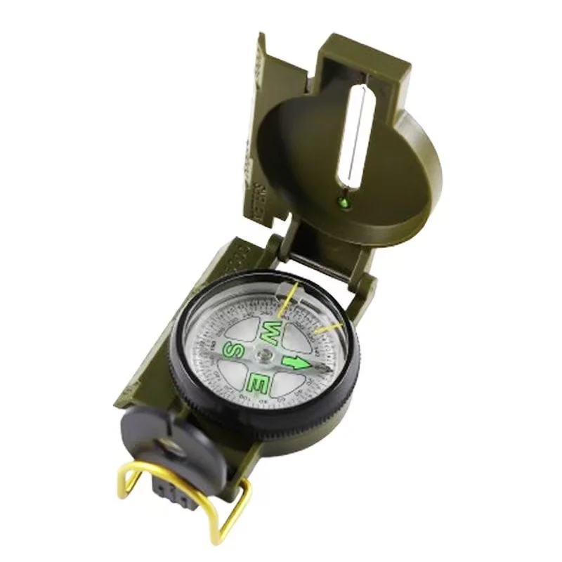 Phosphorescent Lensatic Compass for Hiking Camping Survival Navigation
