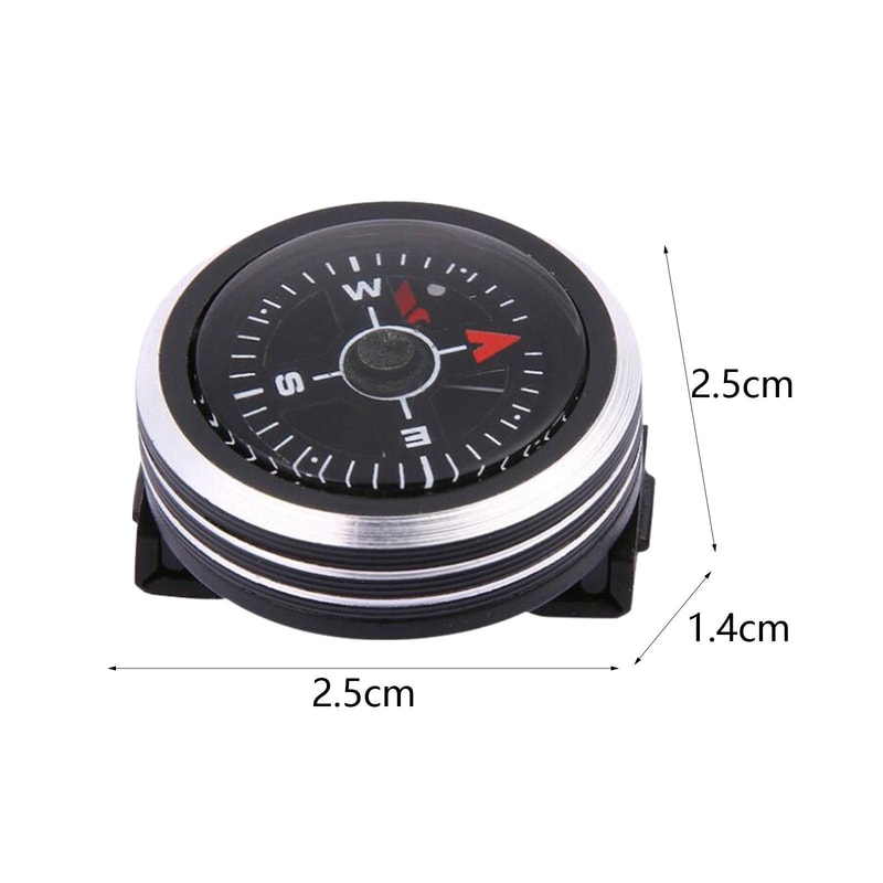 Slip On Wrist Compass For Watch Bands And Paracord Bracelets 3