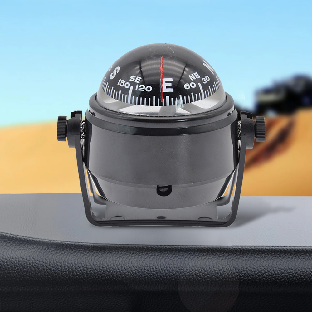 Splashproof Ball Shaped Marine Boat Compass With Pivot Mount 1