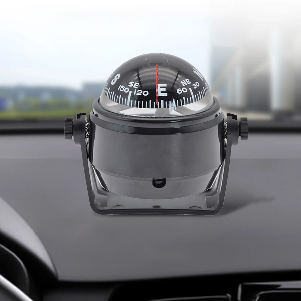 Splashproof Ball Shaped Marine Boat Compass With Pivot Mount 2