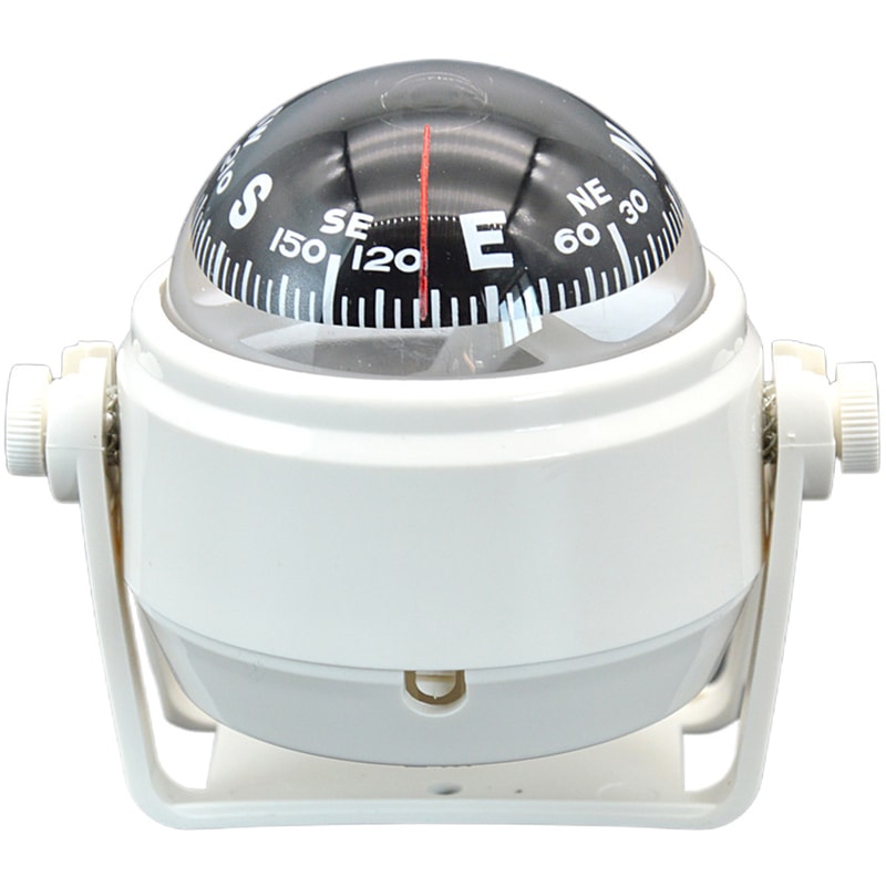 Splashproof Ball Shaped Marine Boat Compass With Pivot Mount 6
