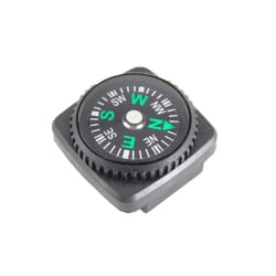 mini strap button compass for hiking camping and survival gear